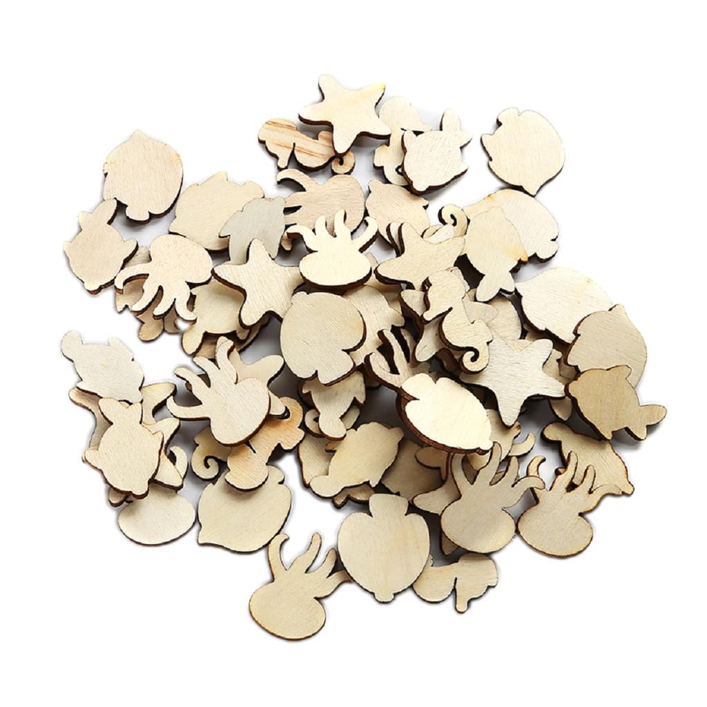 Pack of 20 Wooden Embellishment Cut Owls Birds Wood Shapes Craft Pieces Burning Centerpieces toy