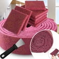 thumbnail image 5 of CHJK Maroon Scuff Pads, 3Feet Multi-Purpose Thick Cleaning Scouring Pad, Premium Surface Prep Pad for Autobody, Woodworking, Paint Primer, ScuffingSanding & Scouring, 5 of 9