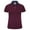 Denim/ Burgundy, variant on B&C Denim Womens Forward Short Sleeve Polo Shirt