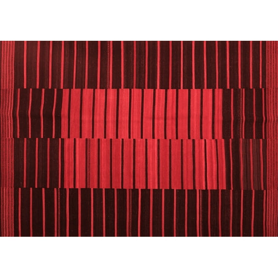 Ahgly Company Indoor Rectangle Oriental Red Traditional Area Rugs, 5' x 8'