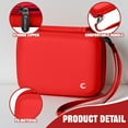 thumbnail image 2 of Carrying & Protective Case Compatible with Digital Camera and Accessories for Travel -Red, 2 of 7