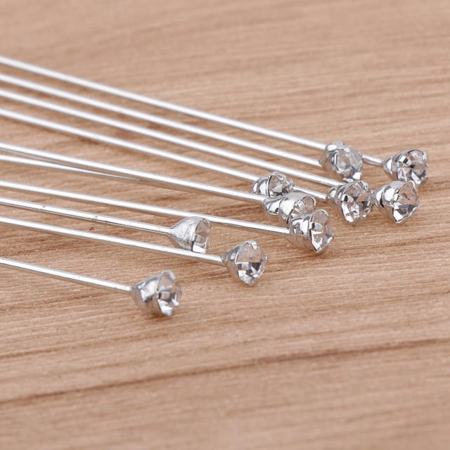 Pin de solapa de imitación de cristal para hombre Perfecl Broche accesorio novedoso Lapel Stick Pin Base