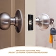 thumbnail image 3 of GETAJGHSD 4Pcs Black Ball Catches for Closets and Cabinets with Concealed Design, 3 of 7
