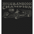 thumbnail image 2 of Formula One Grand Champion F1 Car Adult Black Crew Neck Long Sleeve Tee-Medium, 2 of 3