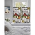 thumbnail image 3 of Farmhouse Cow 2 Panel Kitchen Curtains for Windows, Country Sunflowers Pig Cabin Barn Wooden Bathroom Privacy Curtain, Home Décor Window Treatment for Bedroom/Living Room 55"x45", 3 of 6