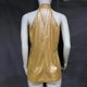 thumbnail image 4 of Camisetas De Verano Camisetas de verano para mujer, elegante, brillante, con cuello halter, sin mangas, para fiesta (dorado XL) Ygjytge para Mujer oro T S, 4 of 8
