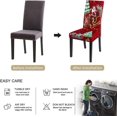 thumbnail image 5 of Christmas Dining Chair Covers Set of 4,Kitchen Chair Cover for Dining Room,Christmas Decoration,Holiday Party(Santa+Deer), 5 of 5
