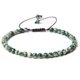 thumbnail image 1 of Nvzi Pulsera de cuentas hecha a mano, pulsera de cuentas finas de 4 mm tejida con cuentas de piedra natural ajustables, pulsera hecha a mano (color mixto E), 1 of 5