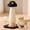 Black Mushroom, variant on Cute Cat Scratching Post, Carrot Cat Scratcher Post with Durable Natural Wooden Turntable Toy and Catnip, 24'‘ H Carrot Shape Design Sisal Cat Tree Sisal Scratcher for Indoor Cats (Cloud Base)