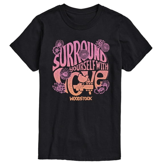 Woodstock - Woostock Surround Love - Men's Short Sleeve Graphic T-Shirt
