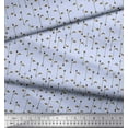 thumbnail image 2 of Soimoi Rayon Fabric Arrow & Fish Ocean Decor Fabric Printed Yard 56 Inch Wide, 2 of 3