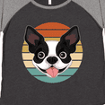 thumbnail image 4 of Inktastic Boston Terrier Dog Retro Sunset Women's Plus Size T-Shirt, 4 of 5
