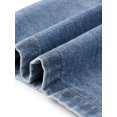 thumbnail image 5 of Agnes Orinda Women's Plus Size Denim Vests Lapel Sleeveless Button Down Cropped Jean Vest with Pocket 2X Grey Blue, 5 of 6