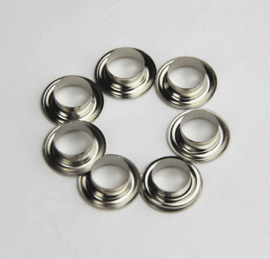Shatex 1/4" Silver Metal Snap Grommets 50pack