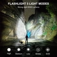 thumbnail image 5 of APLOS F60 LED Flashlights 6000 High Lumens, Bright Flashlight, Zoomable, Waterproof, Adjustable Brightness Flash Light for Outdoor, Emergency, Batteries Included, Camping Accessories, 5 of 8