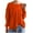 01#Orange, variant on Women's Long Sleeve Tshirt Striped Lapel Collar Blouse Loose Fit Tees Teen Girls Baggy Basic Sweatshirt Pullover Sweater for Fall Winter