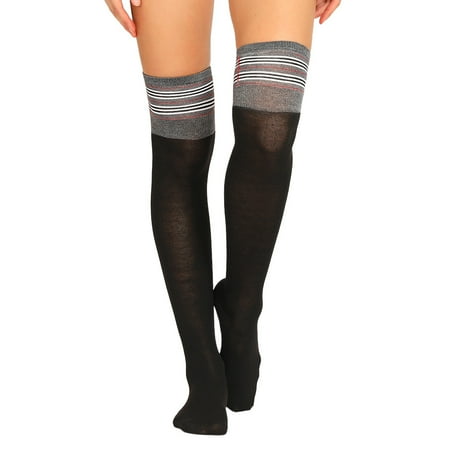 

Huachen Women Sexy Thigh High Over The Knee Socks Lattice Long Stockings