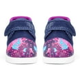 thumbnail image 2 of ikiki Purple Galaxy Squeakerless Toddler Shoes | Sparkly Purple, 2 of 8