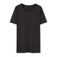 thumbnail image 4 of Tops de Manga Corta de Algodón para las Mujeres Impreso 3/4 Mangas Blusa, Cuello Redondo Bolsillo Ocasional Imitación Algodón Superior, 4 of 4