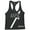 Grey - darkgray, variant on Reebok Womens Fight For Yours Racerback Tank Top, Grey, Medium