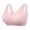 Pink, variant on NIEWTR Front Closure Bras for Women Full Coverage No Underwire Seniors Soft Comfortable Support Push Up Bralettes(Beige,3XL)
