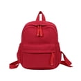 thumbnail image 2 of Corduroy Backpack, Large Capacity Lightweight Daypack for School & Travel, Ultralight Polyester Bag, 1-Pack, 2 of 6