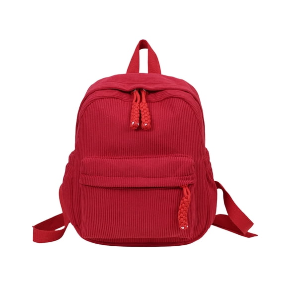 Back School Season Student Backpack and Preppy Style Outdoor Trendy Shoulder Bags and Large Capacity Ultralight Travel Bags Red