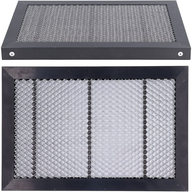Mesa de trabajo de nido de abeja para cortadora y grabadora láser de 400 x 400 mm, accesorios para grabadora láser, grabado