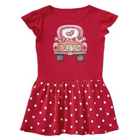 

Inktastic Loads of Love Valentines Day Pick Up Truck Gift Baby Girl Dress