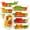 Deep White, variant on 8 Pack Glass Meal Prep Containers 3 Compartment 36oz Food Storage With Lids Airtight Lunch Bento Boxes & Leak Proof (8 8 Container) - Black