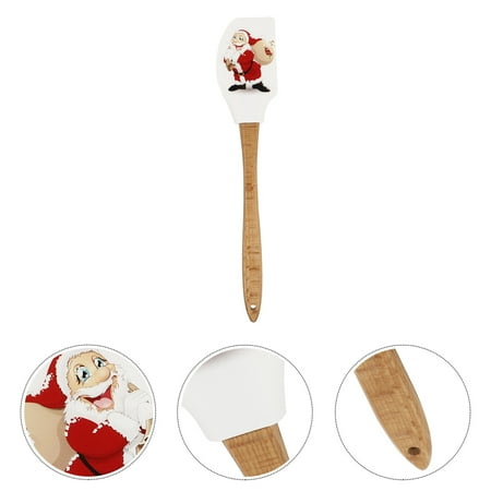

Spatula Ca Christmas Cooking Gingerbread Making Egg Kitchen Appliance Rubber Frosting Baking Spatulas Santa Panca Jar