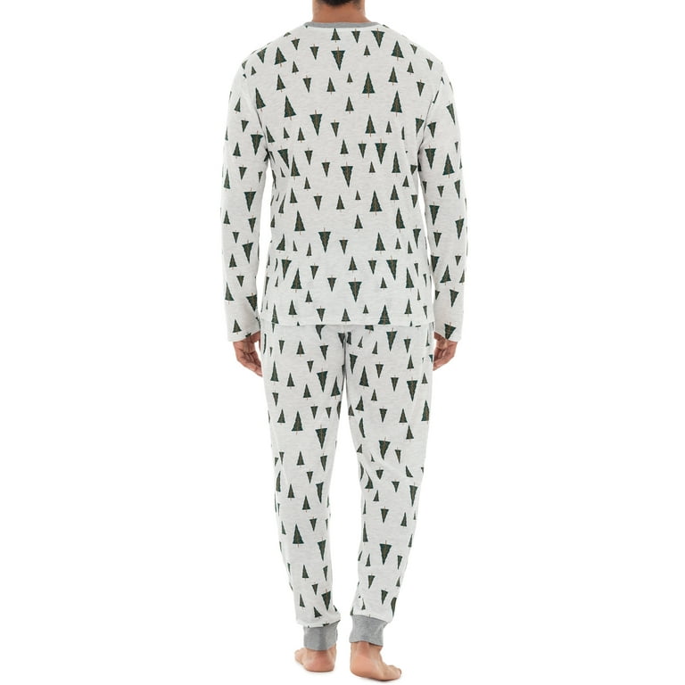 George Men's Holiday Thermal Pajama Set 