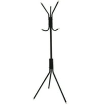 Voiceine Metal Tree Coat Stand Metal Coat Rack Standing Entryway Hall Tree Hat Purse Hanger for Home Bedroom ( )