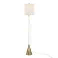 thumbnail image 2 of LumiSource Gold Metal, White Linen Cone 64" Metal Floor Lamp, 2 of 5