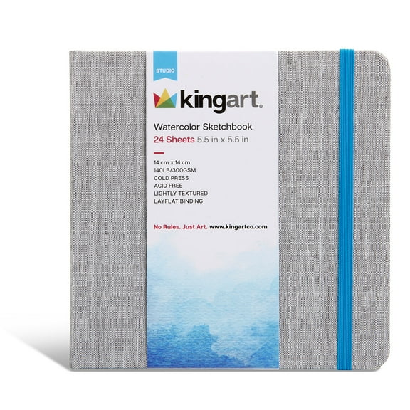 Watercolor Paper Sketchbook 5.5x5.5 24 Pages