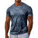 thumbnail image 1 of Camiseta de Cuello Redondo Deportiva de Manga Corta para Hombres, Mezcla de Algodón Del 95% para el Gimnasio Y la Construcción Muscular, 1 of 5