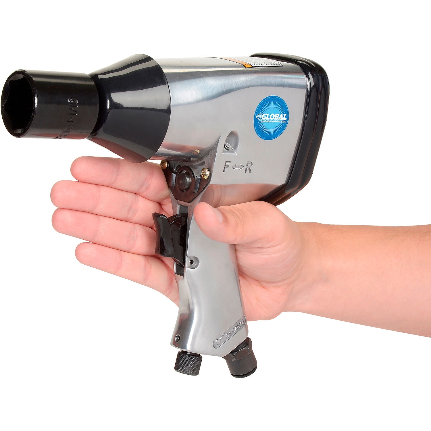 Global Industrial 1/2" Impact Wrench Kit, 7,000 RPM