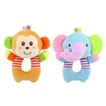 Frcolor Baby Rattle Toys Rattles Hand Teether Months Infant 6 0 Musical Shaking Animal Shaker Grasping Stuffed Plush Teething