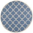 thumbnail image 5 of SAFAVIEH Indoor Outdoor CY6924-243 Courtyard Blue / Beige Rug, 5 of 10