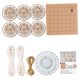 thumbnail image 3 of Juego de manualidades con rodajas de madera para hacer tú mismo, adornos para árbol de Navidad sin terminar, 7,5 cm de madera Set C, 3 of 9