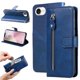 thumbnail image 1 of Estuche de Cuero PU con Cierre para iPhone 16e , Funda Protectora con Billetera y Correa, 1 of 5