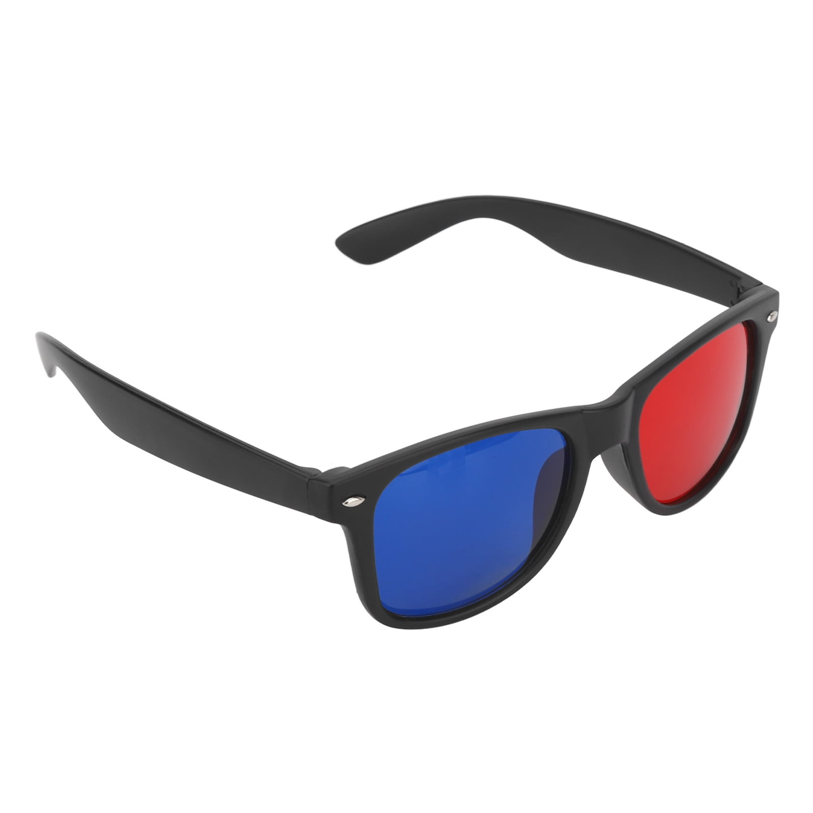3D Game Glasses, Wear Easy Carrying Black Plastic Frame Broad