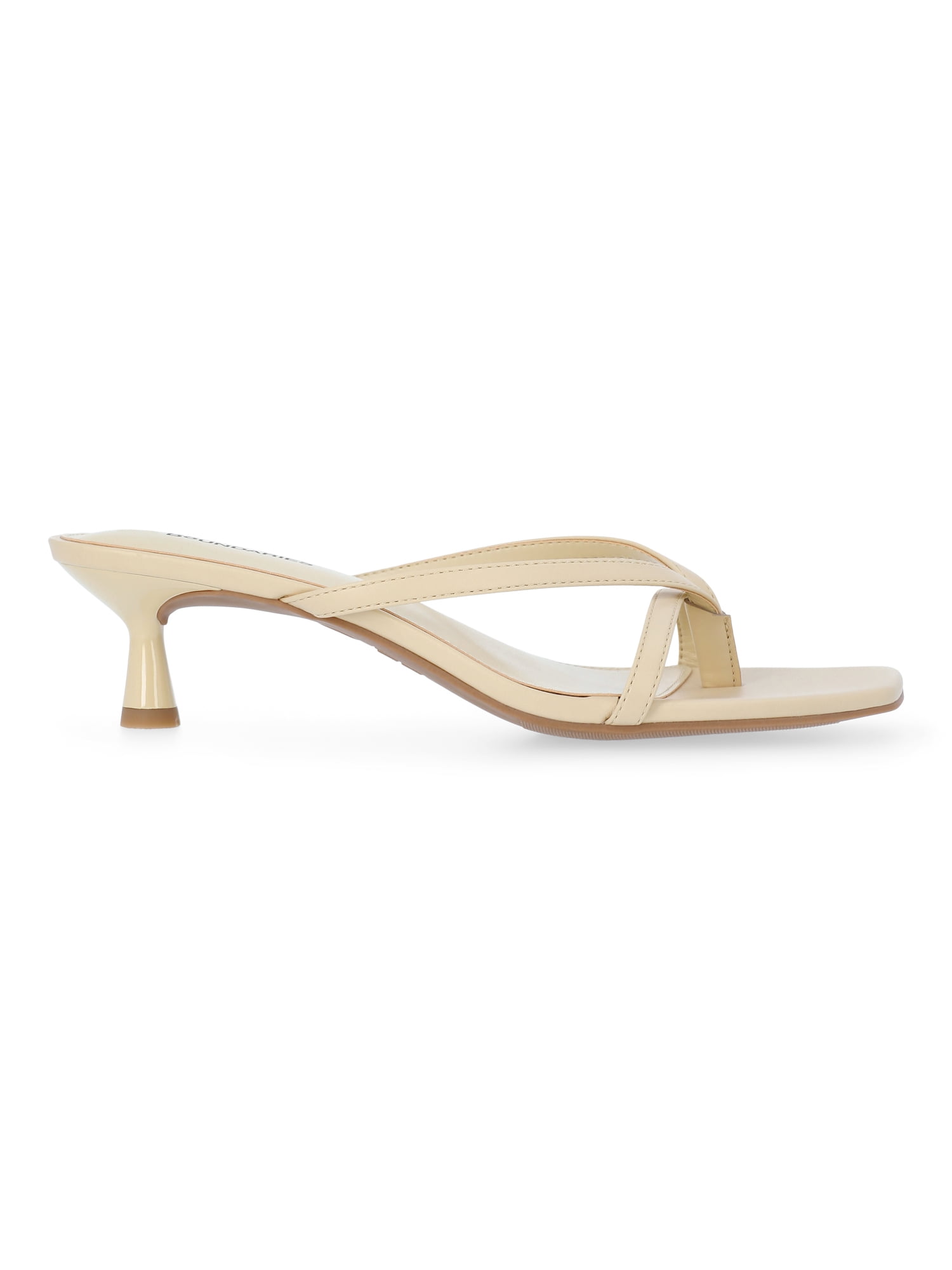 No Boundaries Kitten Heel Sandals, Women's