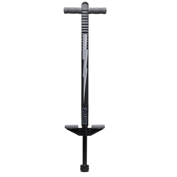 Flybar Jolt Pogo Stick for Kids Ages 6+ 40 to 80 Pounds Perfect for Beginners Easy Grip Foam Handles Anti-Slip Foot Pegs Outdoor Toys for Boys Jumper Toys for Girls Outside Toys for Kids