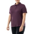 thumbnail image 5 of Athletic Works Women's Plus Active Short Sleeve Lightweight Polo Shirt, size 1X-4X, 5 of 8