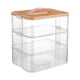 thumbnail image 1 of Naiovety Caja de almacenamiento para niños de gran capacidad con tapa para organización de juguetes multifuncional Almacenamiento y organización del hogar Limon amarillo 3 sin partición, 1 of 6