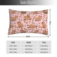 thumbnail image 4 of Capybaras Pillow cases pillow covers Standard Size pillow case pillow protector, Soft ,with Zipper pillowcase 20"x30", 4 of 6