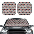 thumbnail image 2 of Haiem Dachshund Dog Heart Car Windshield Sun Shade (2 Pieces) Foldable Windshield Sun Shade Car Accessories for Truck SUV Pickup-Large, 2 of 7