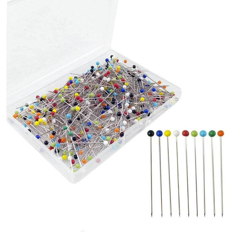 50 Multi-coloured Sewing Pins With Bow Shaped Heads, Decorative Dressmaker  Fabric Scrapbooking Pincushion Craft Pins, Sewing Tool 