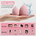thumbnail image 3 of Beauty Revolution: Latex Free Makeup Sponge Set, Multi-colored Tools For Precision Blending, Vegan And Non-allergenic Beauty Essentials, 3 of 8